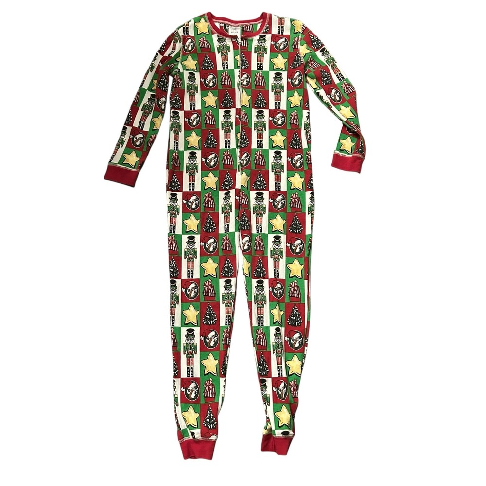 Buc-ees Buccees Adult‎ Small Christmas Pajamas PJ Waffle Knit Zip Santa Beaver